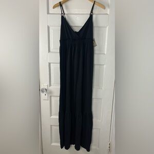 American Eagle tiered ruffled v neck maxi dress New with tags